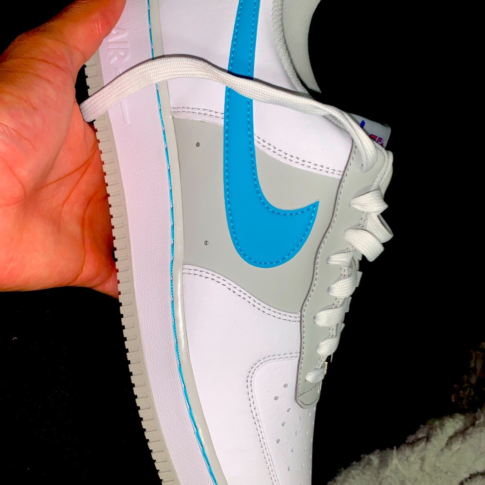 Brand new air forces never been worn. Customized them a little bit.